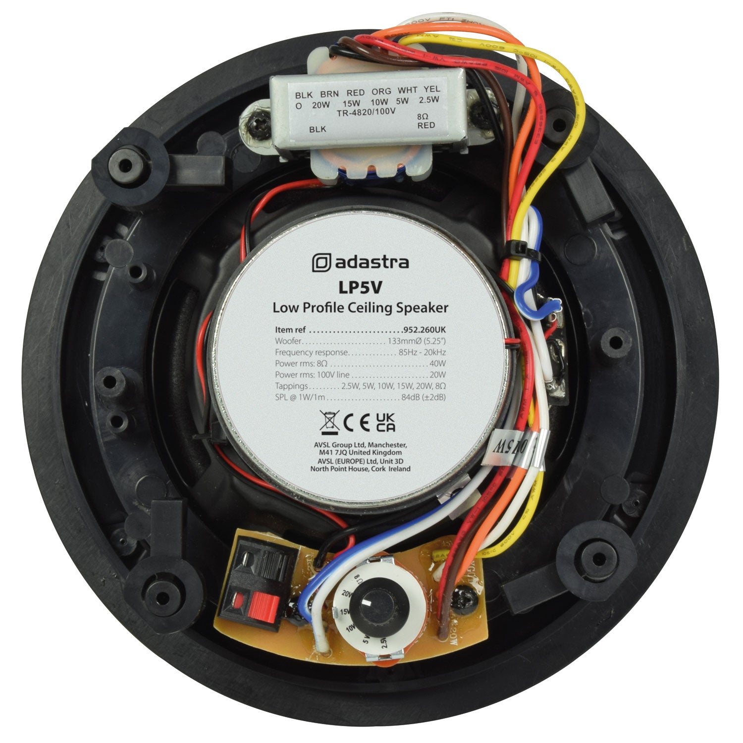 Adastra 5.25" Low Profile Ceiling Speaker - 100V - view 3