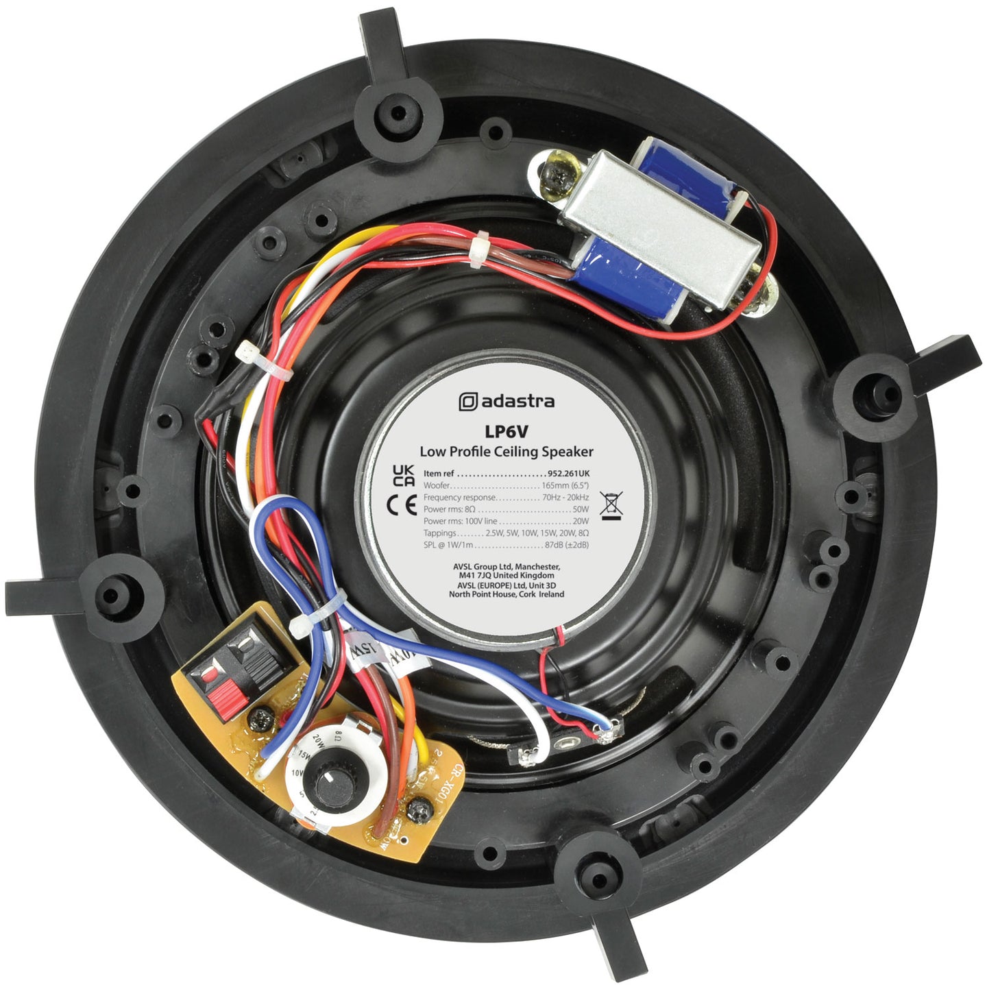 Adastra 6.5" Low Profile Ceiling Speaker - 100V - view 6