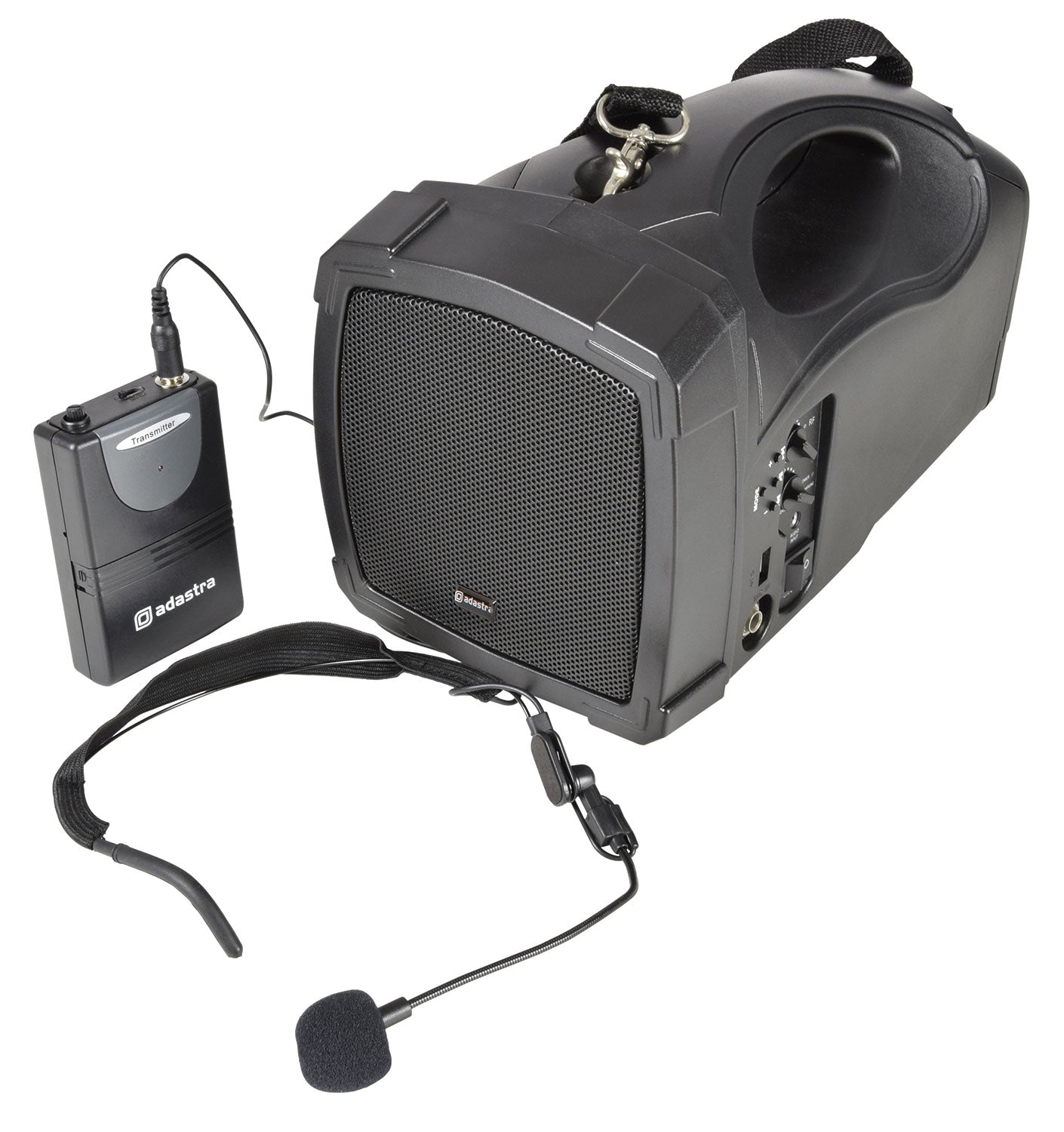 Adastra H25B Handheld PA with Neckband Mic, USB, FM & Bluetooth - view 3