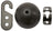 Adastra Pendant speaker 16.5cm (6.5") - black - view 4