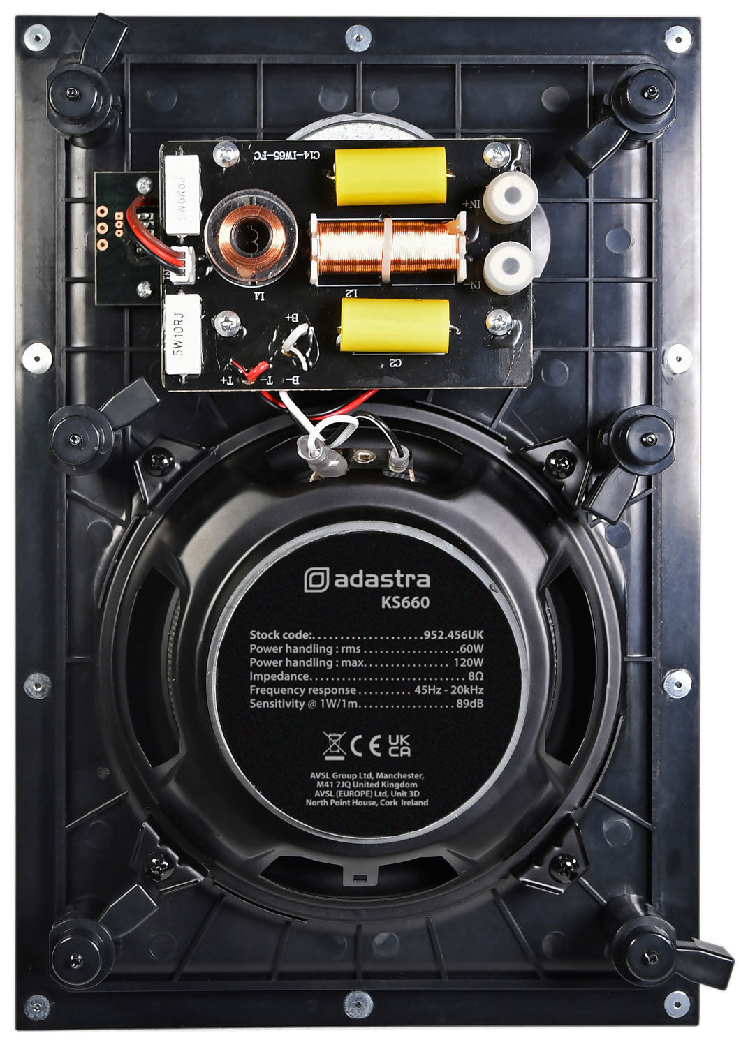 Adastra KS660 High Output In-wall Speaker 6.5" 60W - view 4
