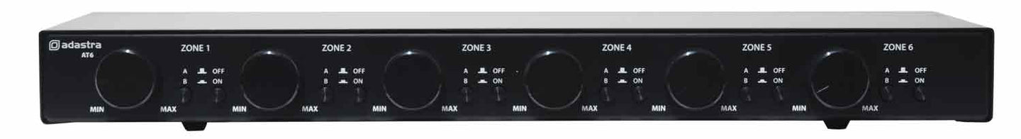 Adastra AT6 Volume Attenuator + A/B Switcher 100V 6 x 30W - view 2