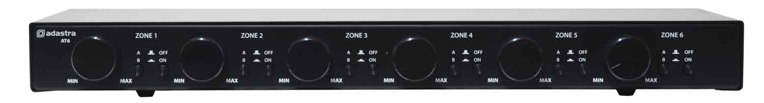 Adastra AT6 Volume Attenuator + A/B Switcher 100V 6 x 30W - view 2