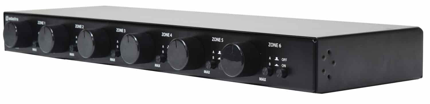 Adastra AT6 Volume Attenuator + A/B Switcher 100V 6 x 30W - view 5
