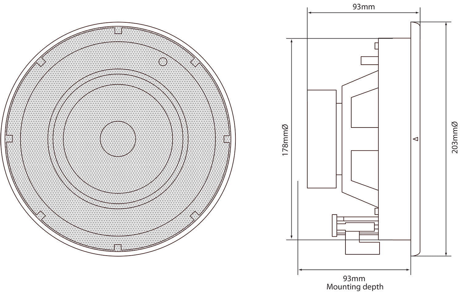 Adastra SL5 Slimline Ceiling Speaker 5.25" Pair - view 4