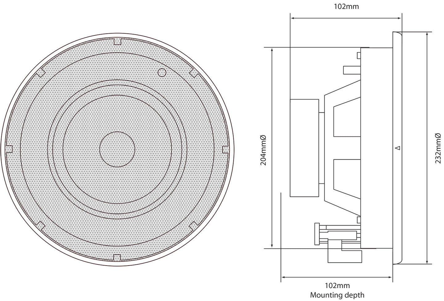Adastra SL6 Slimline Ceiling Speaker 6.5" Pair - view 2