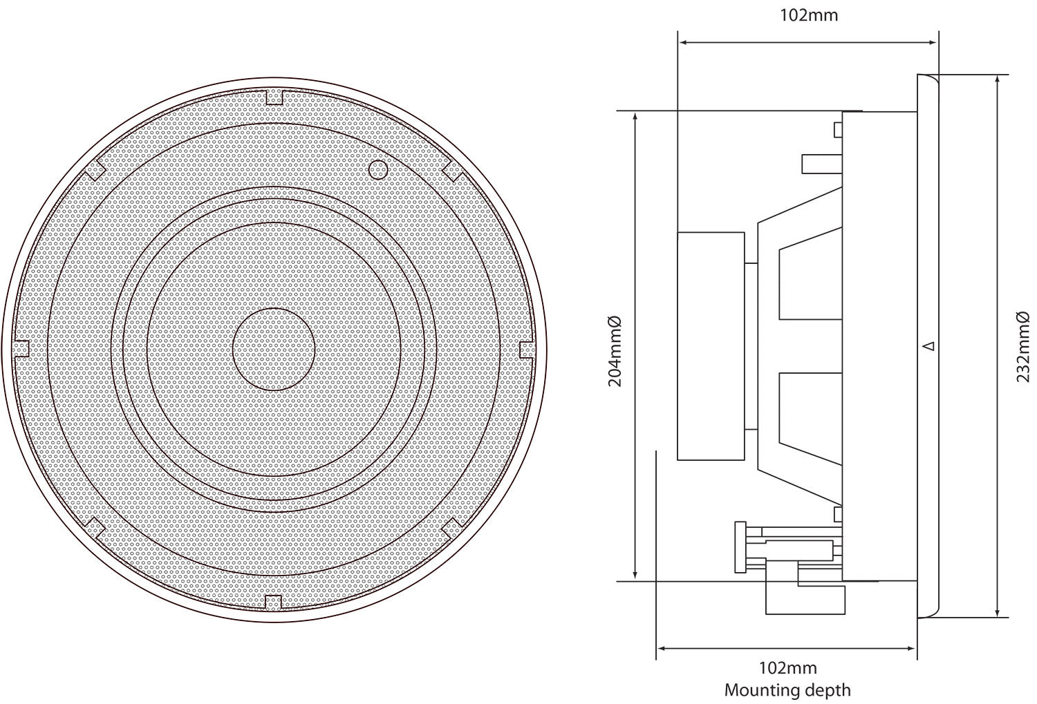 Adastra SL6 Slimline Ceiling Speaker 6.5" Pair - view 2