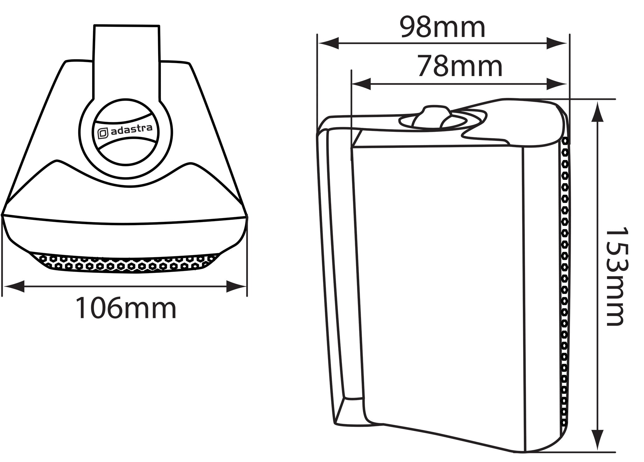 Adastra BC3V-W 100V 3" background speaker white - view 2