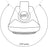 Adastra BC3V-W 100V 3" background speaker white - view 3