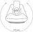 Adastra BC4V-W 100V 4" background speaker white - view 2