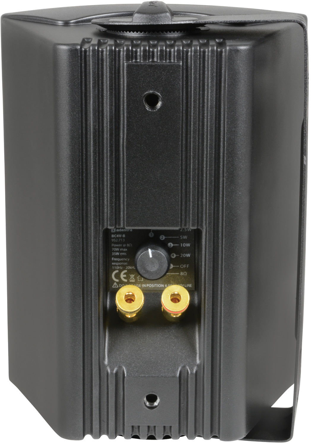Adastra BC4V-B 100V 4" background speaker black - view 3