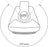 Adastra BC4V-B 100V 4" background speaker black - view 5