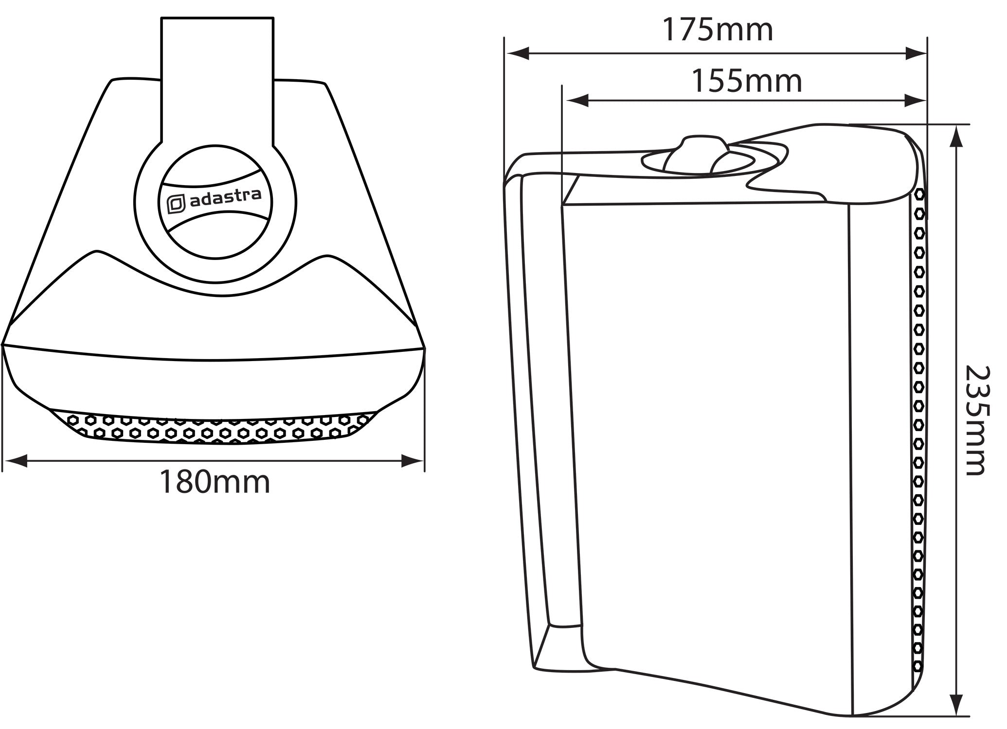 Adastra BC5V-W 100V 5.25" background speaker white - view 2
