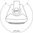 Adastra BC6V-W 100V 6.5" background speaker white - view 3