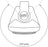 Adastra BC6V-B 100V 6.5" background speaker black - view 4