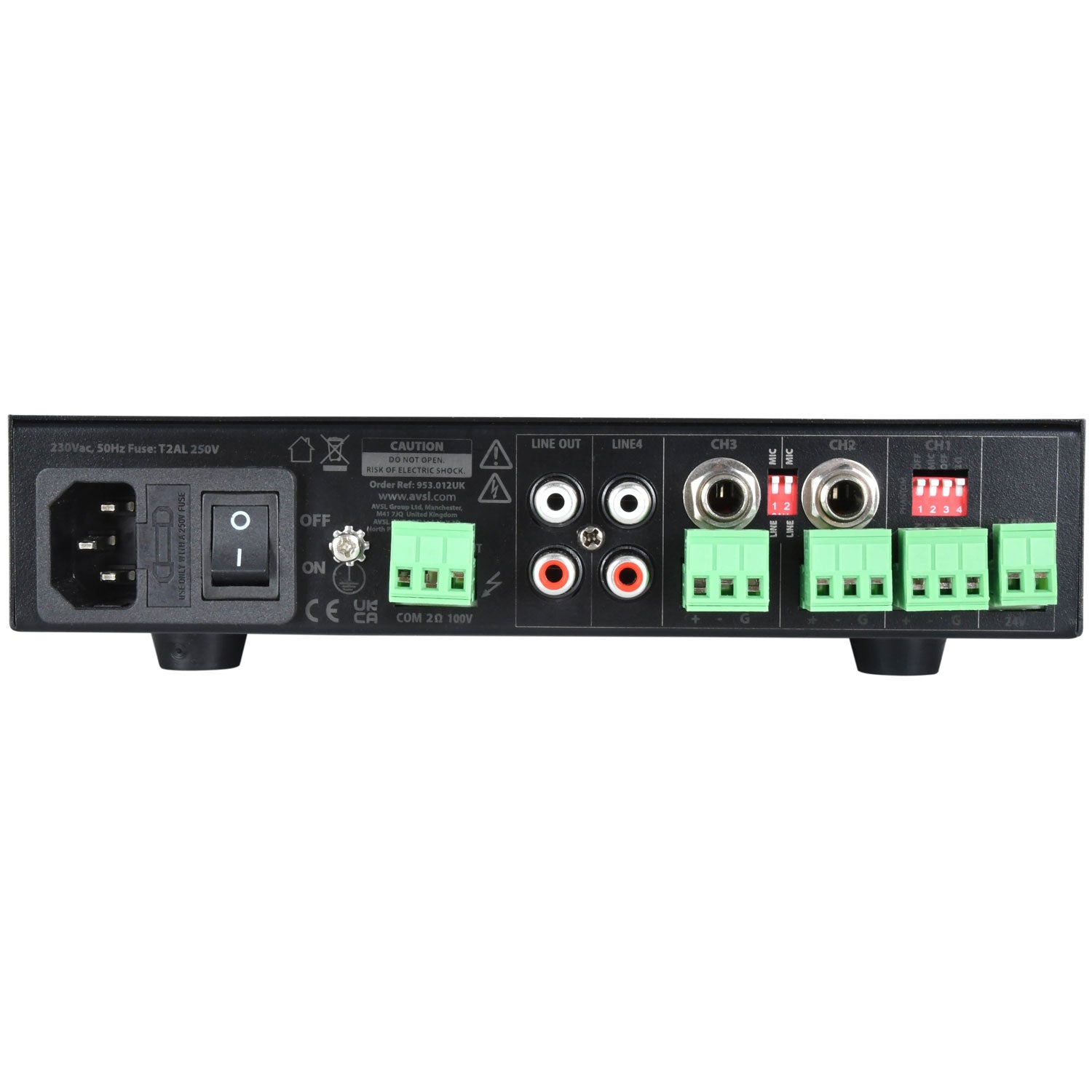 Adastra UA120 Compact 5ch Mixer-Amp - view 3