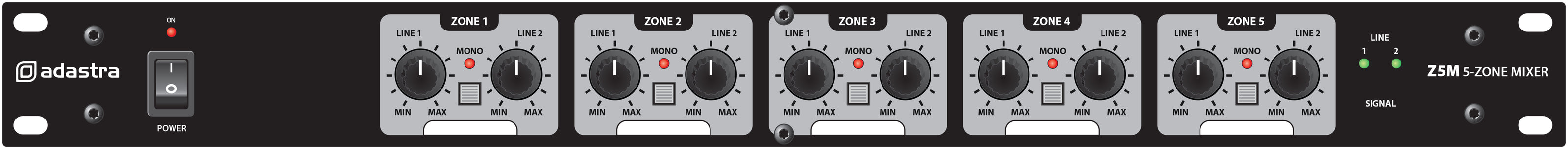 Adastra Z5M zoning mixer - view 4