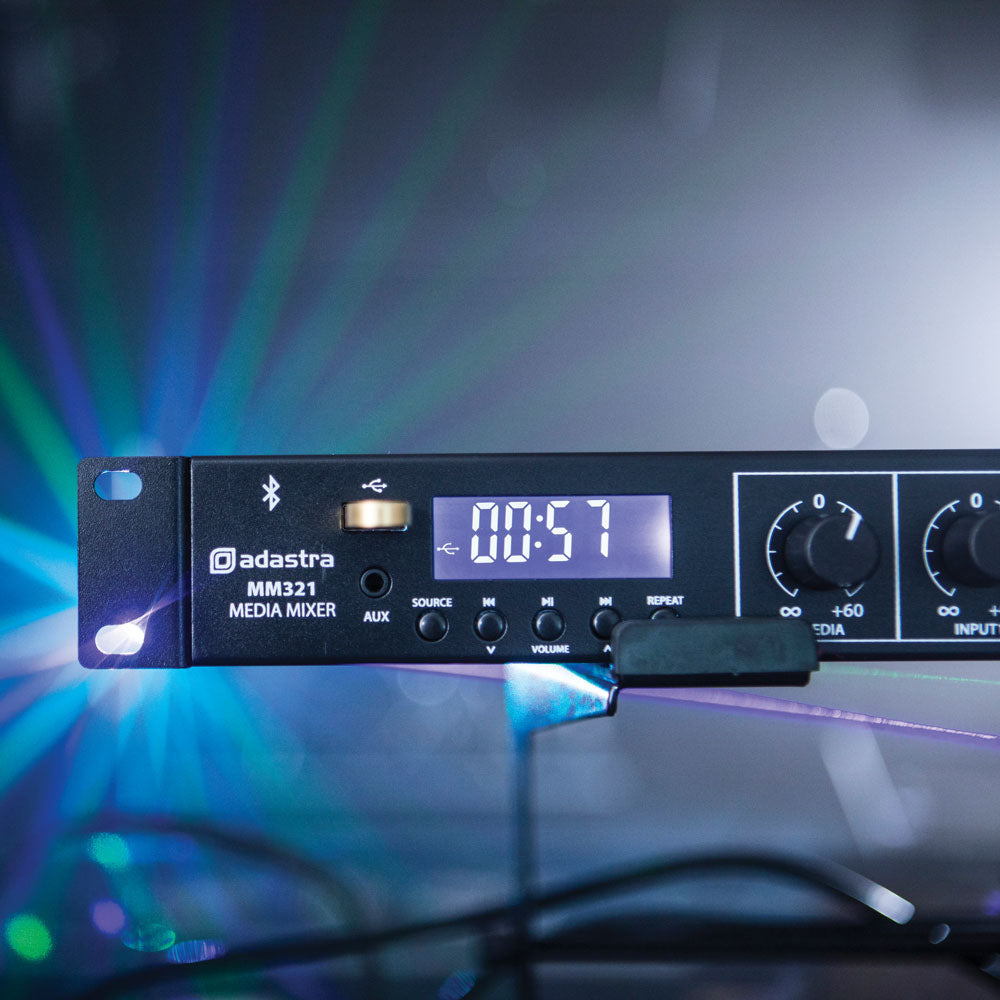 Adastra MM321 Rack Mixer + BT/USB/FM Player - view 6