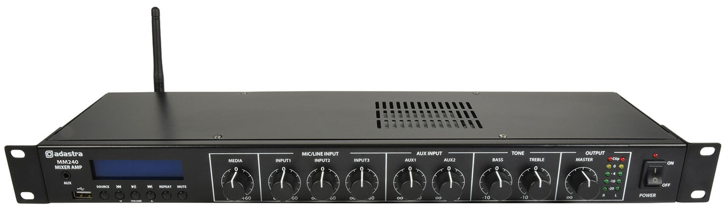 Adastra MM240 Mixer-amplifier 2 x 120W - view 2