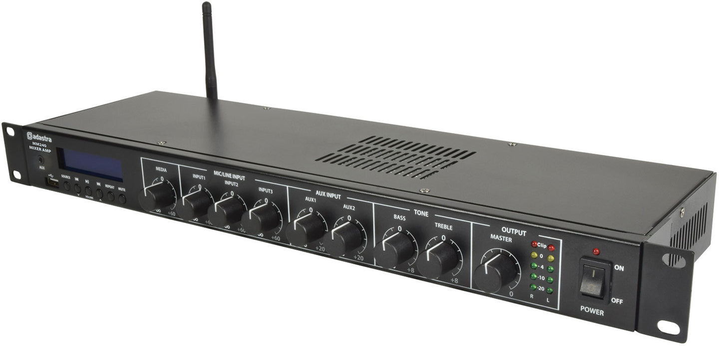 Adastra MM240 Mixer-amplifier 2 x 120W - view 4