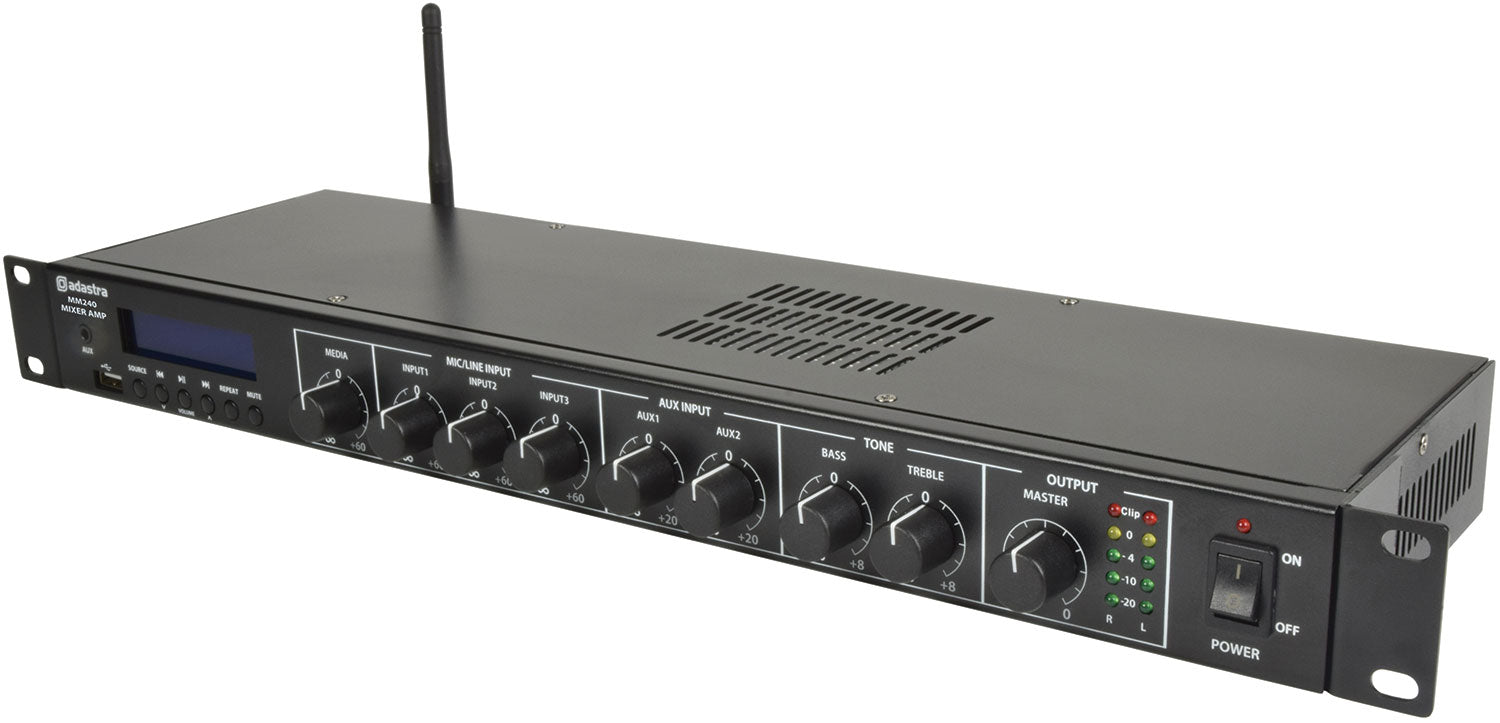 Adastra MM240 Mixer-amplifier 2 x 120W - view 4