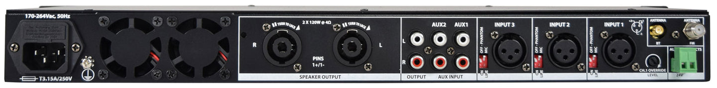 Adastra MM240 Mixer-amplifier 2 x 120W - view 5