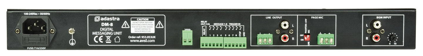 Adastra DM-8 Digital Messaging Unit - view 2