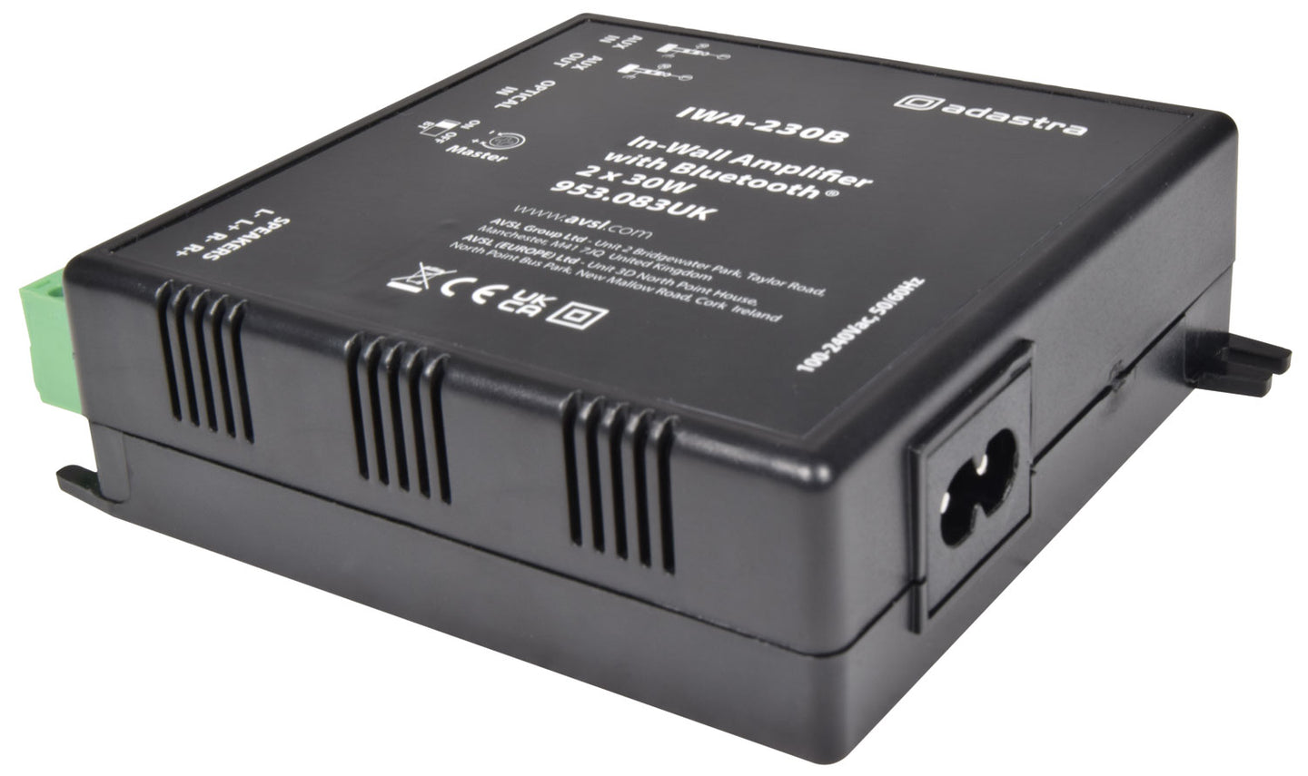 Adastra IWA230B In-wall Amplifier with Bluetooth 2 x 30W - view 4