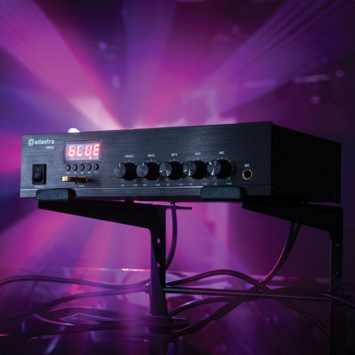 Adastra DM25 Digital 100V Mixer-Amp 25W - view 8