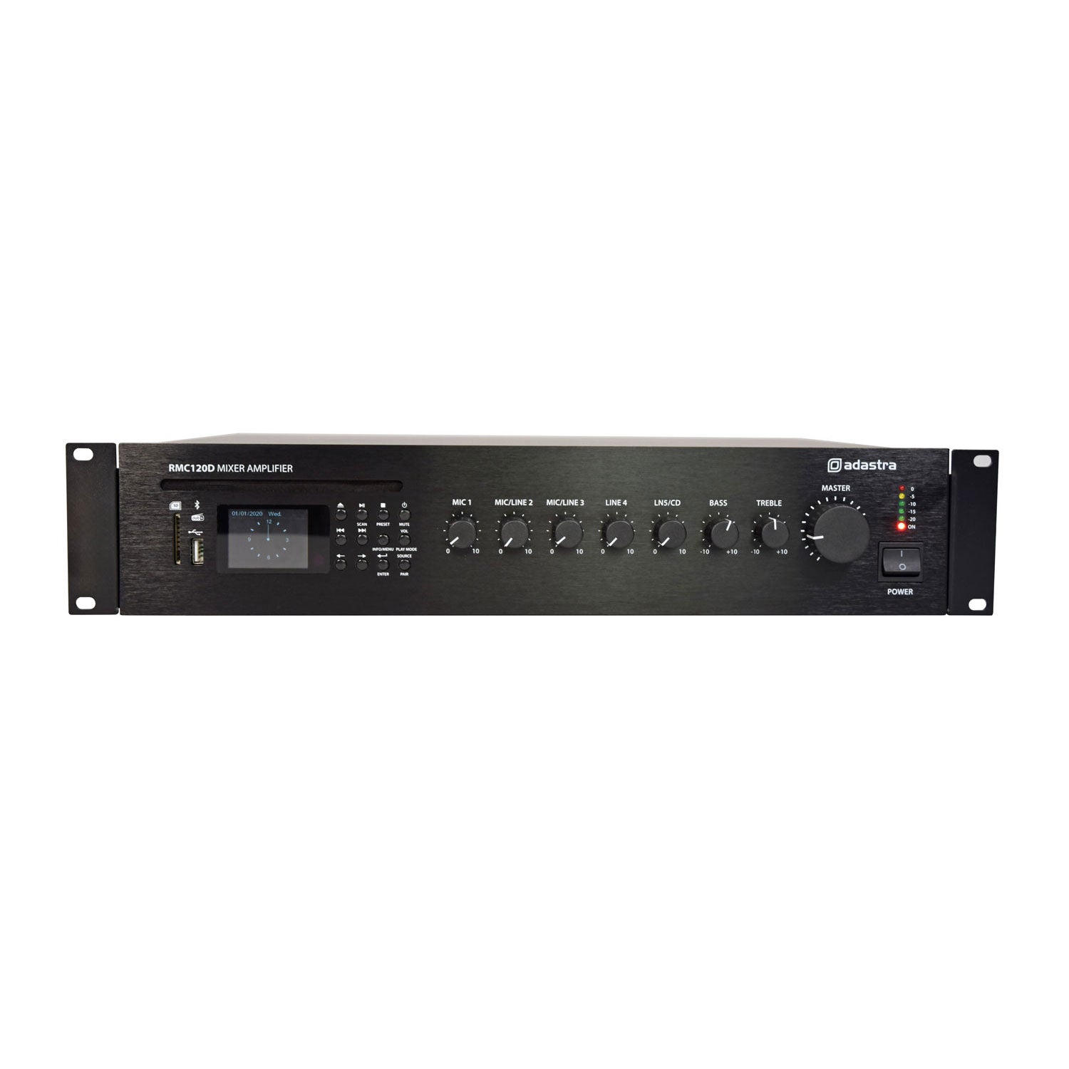 Adastra RMC120D Mixer-amp 120W + CD/BT/USB/SD/DAB/FM