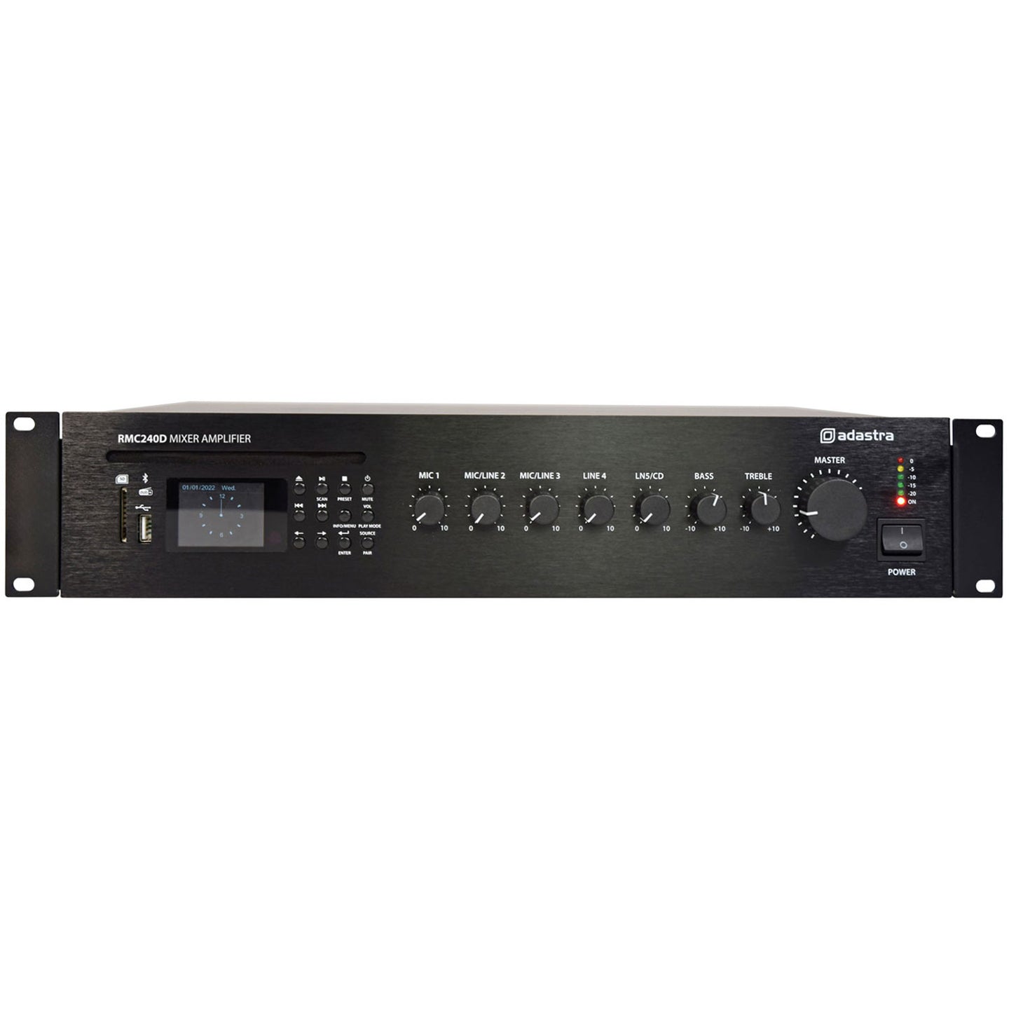 Adastra RMC240D Mixer-amp 240W + CD/BT/USB/SD/DAB/FM