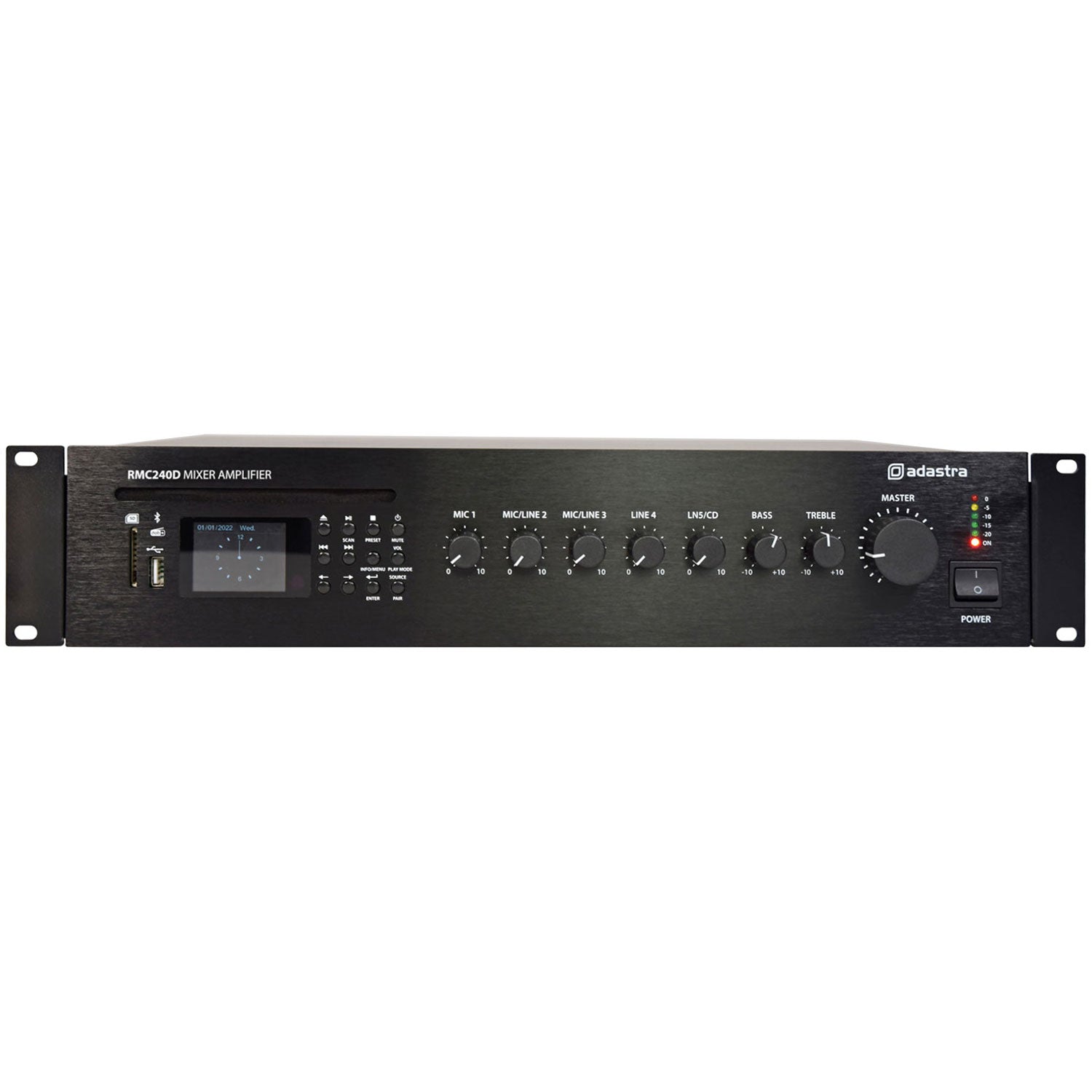 Adastra RMC240D Mixer-amp 240W + CD/BT/USB/SD/DAB/FM