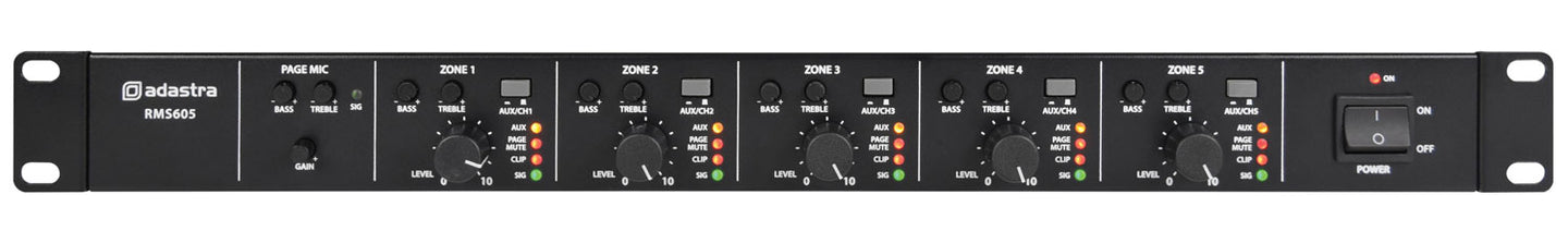 Adastra RMS605 Amplifier 100V - 5 x 60W