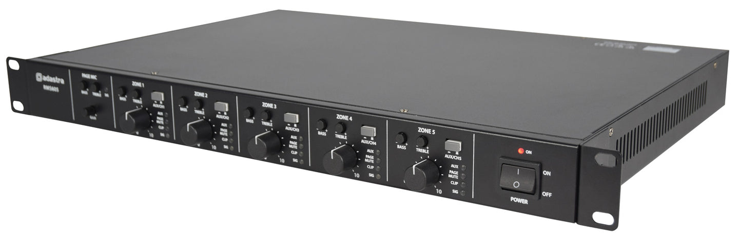 Adastra RMS605 Amplifier 100V - 5 x 60W - view 2