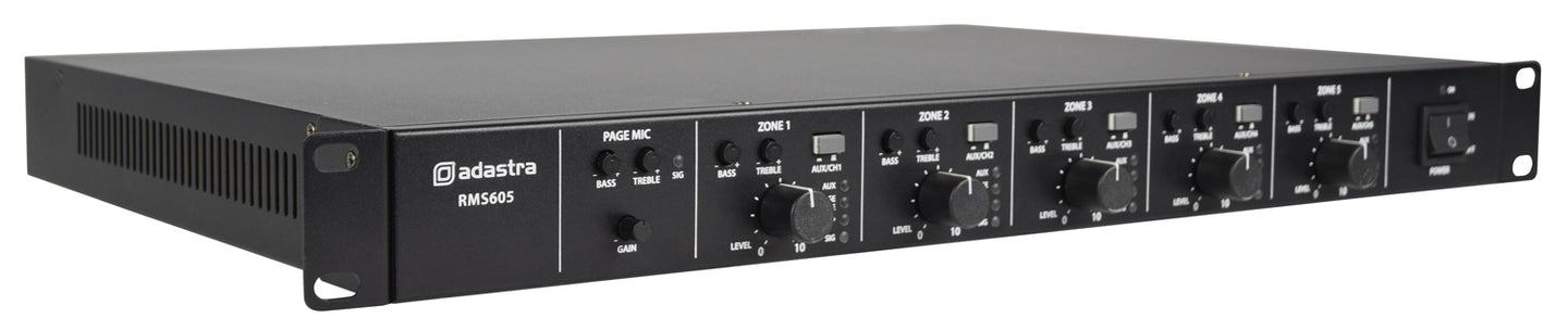 Adastra RMS605 Amplifier 100V - 5 x 60W - view 3