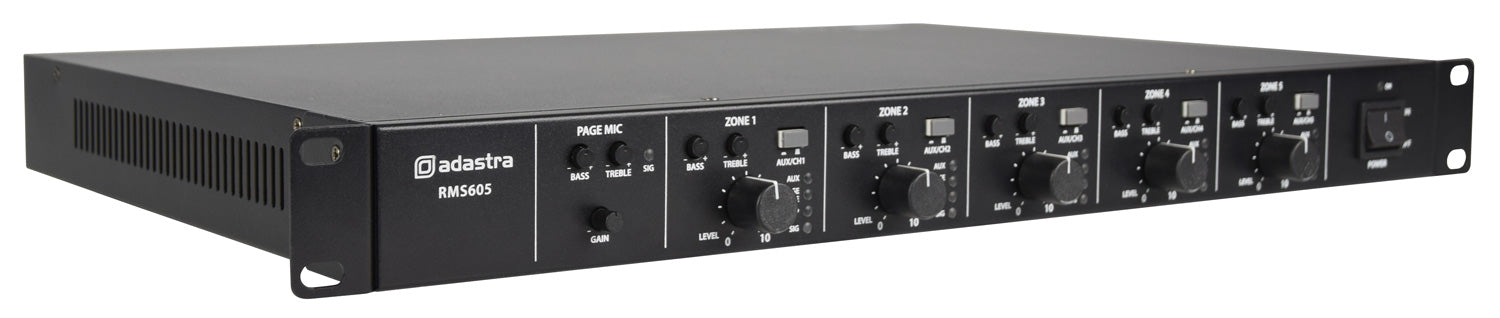 Adastra RMS605 Amplifier 100V - 5 x 60W - view 3