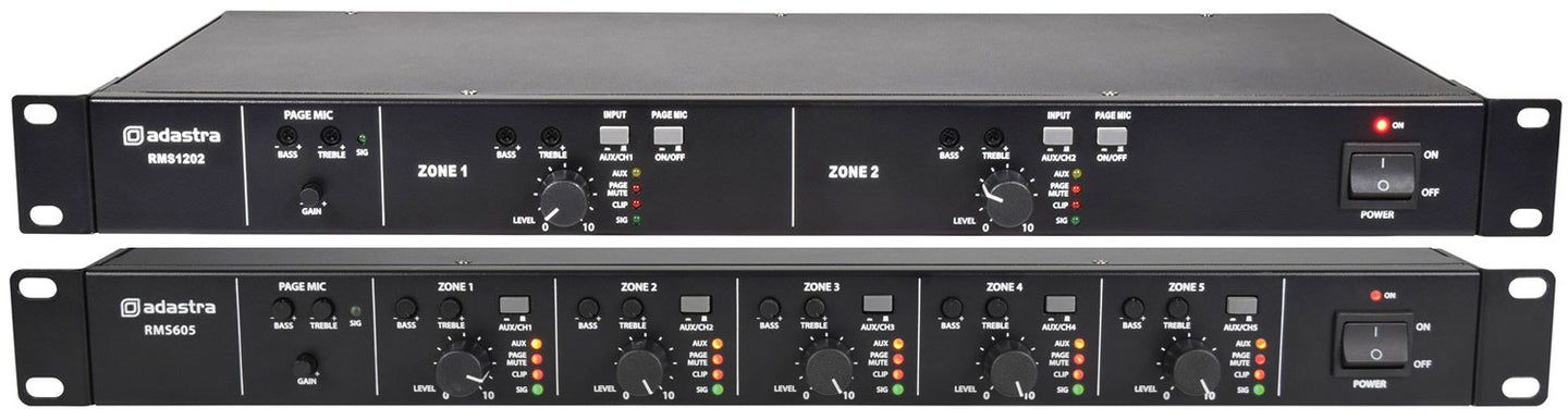 Adastra RMS605 Amplifier 100V - 5 x 60W - view 6