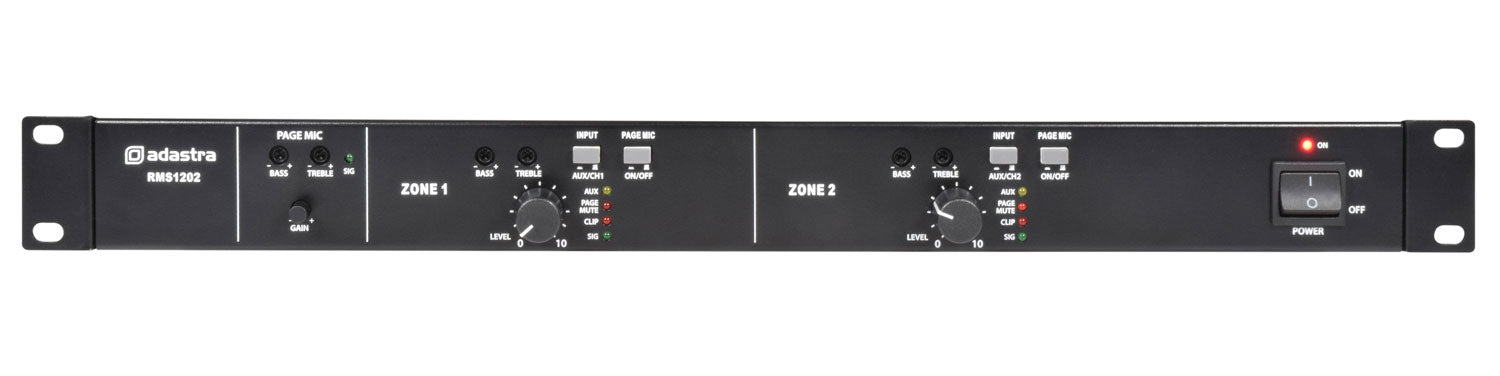 Adastra RMS1202 Amplifier 100V - 2 x 120W