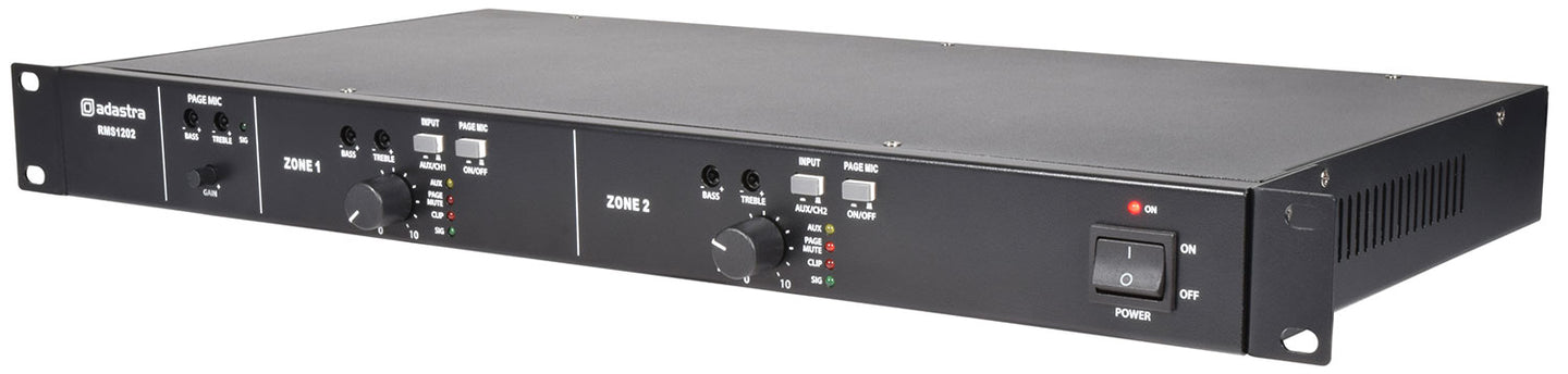 Adastra RMS1202 Amplifier 100V - 2 x 120W - view 4