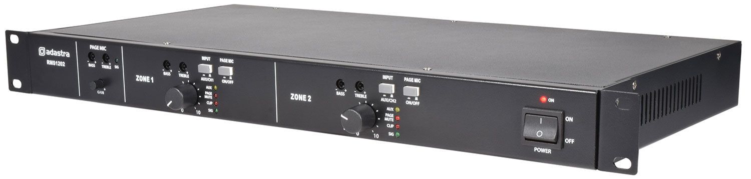 Adastra RMS1202 Amplifier 100V - 2 x 120W - view 4
