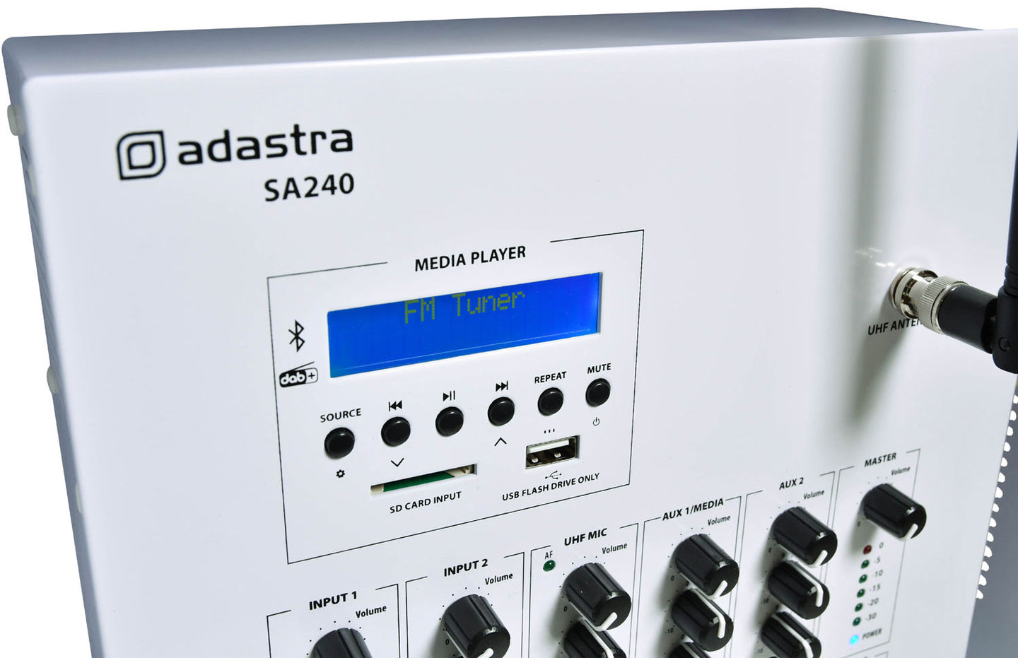 Adastra SA240 Secure Wall Amplifier 100V + UHF Mic - view 2