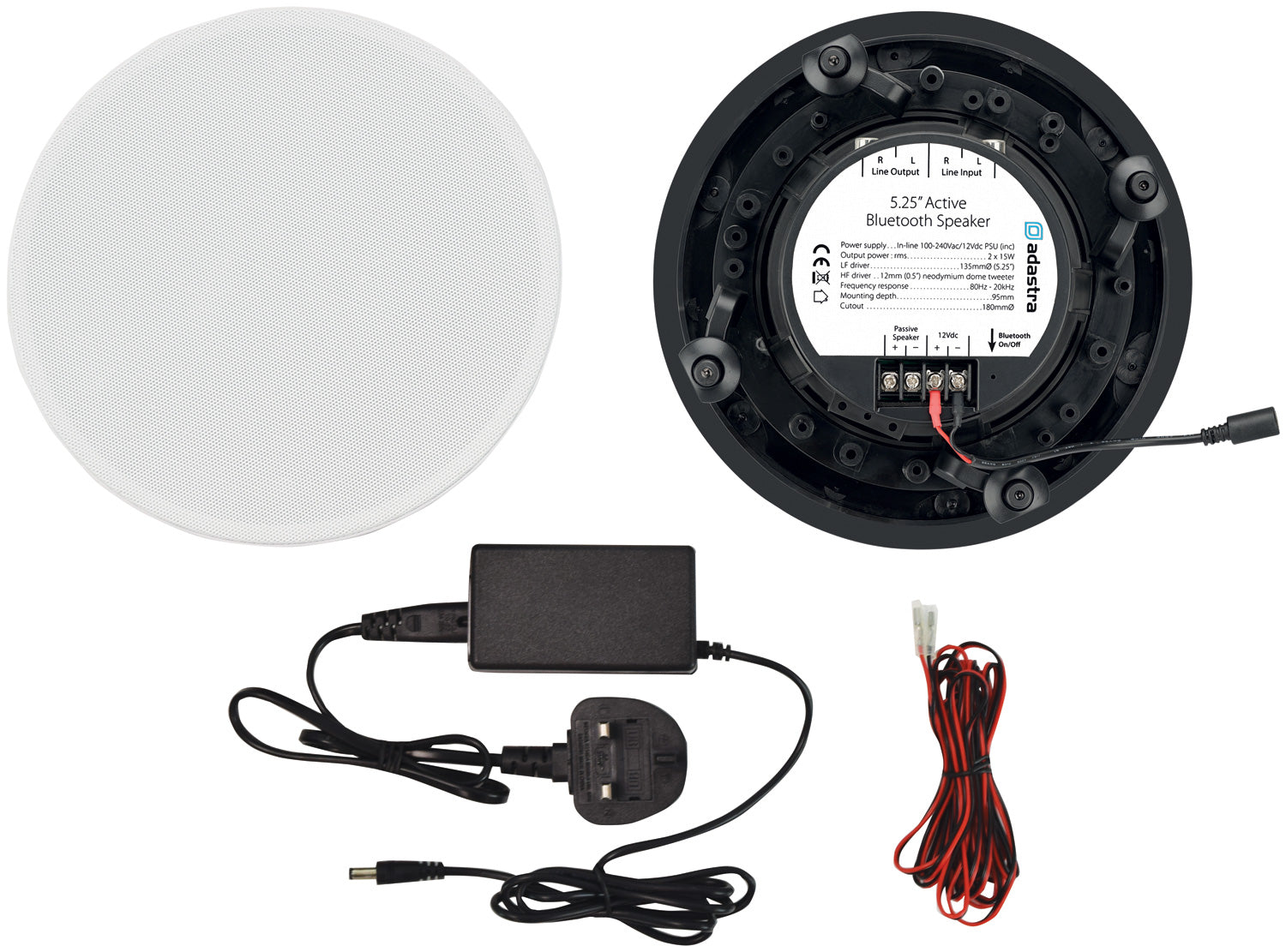 Adastra Bluetooth 5.25in Ceiling Speakers Set