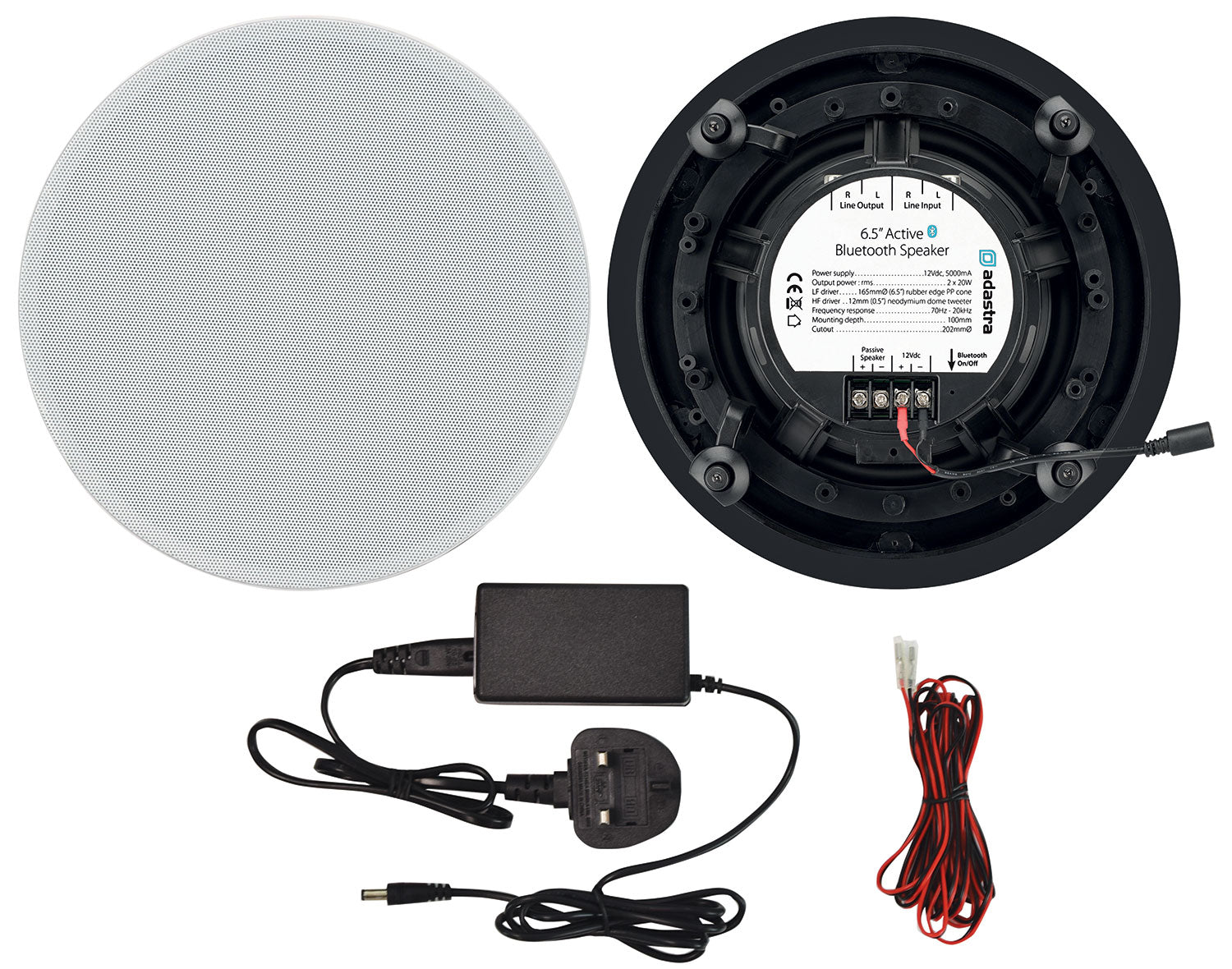 Adastra Bluetooth 6.5in Ceiling Speakers Set