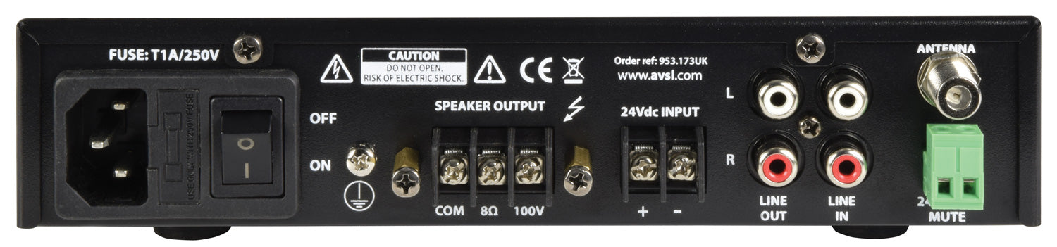 Adastra UM30 Compact 100V Mixer-Amp - view 4