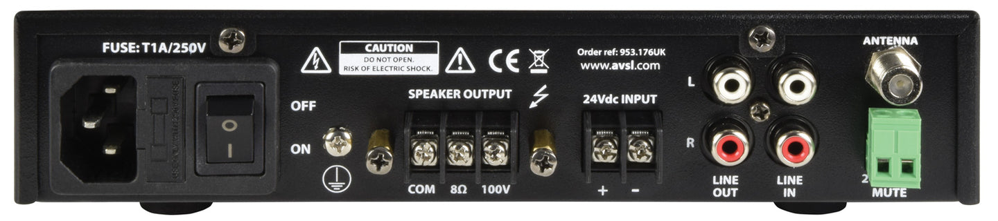 Adastra UM60 Compact 100V Mixer-Amp - view 4