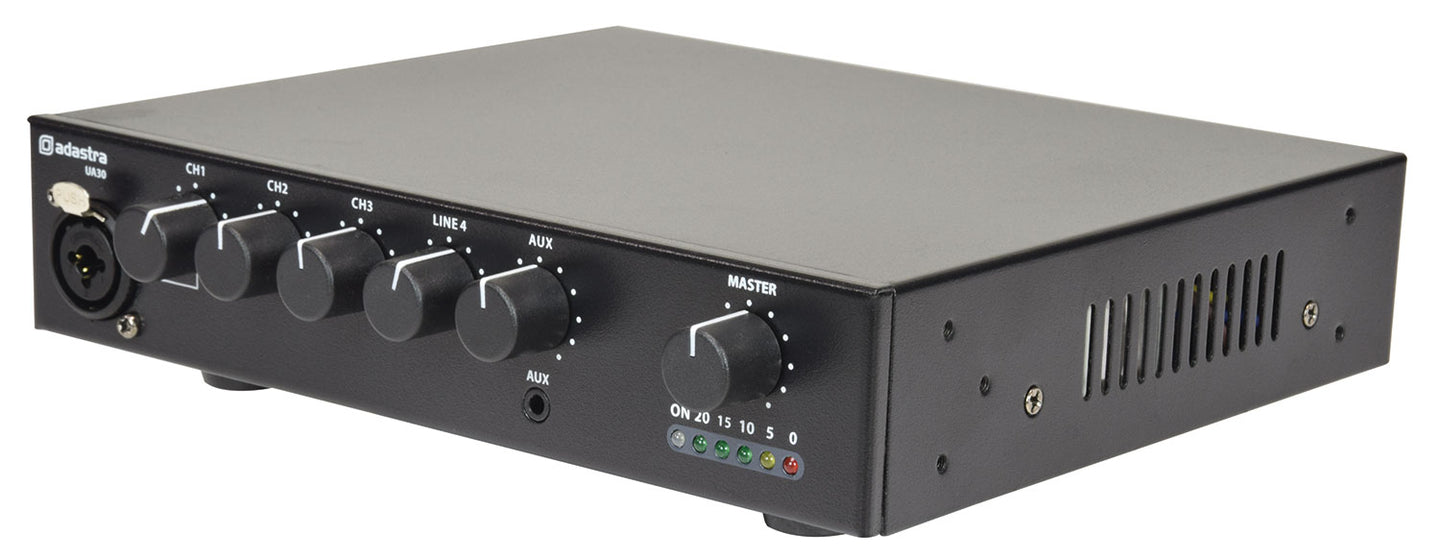 Adastra UA30 Compact 5ch 100V MixerAmp - view 2