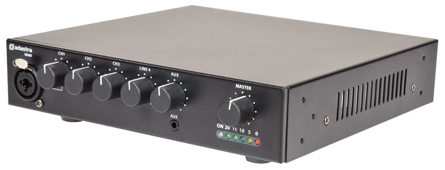 Adastra UA60 Compact 5ch 100V MixerAmp - view 2