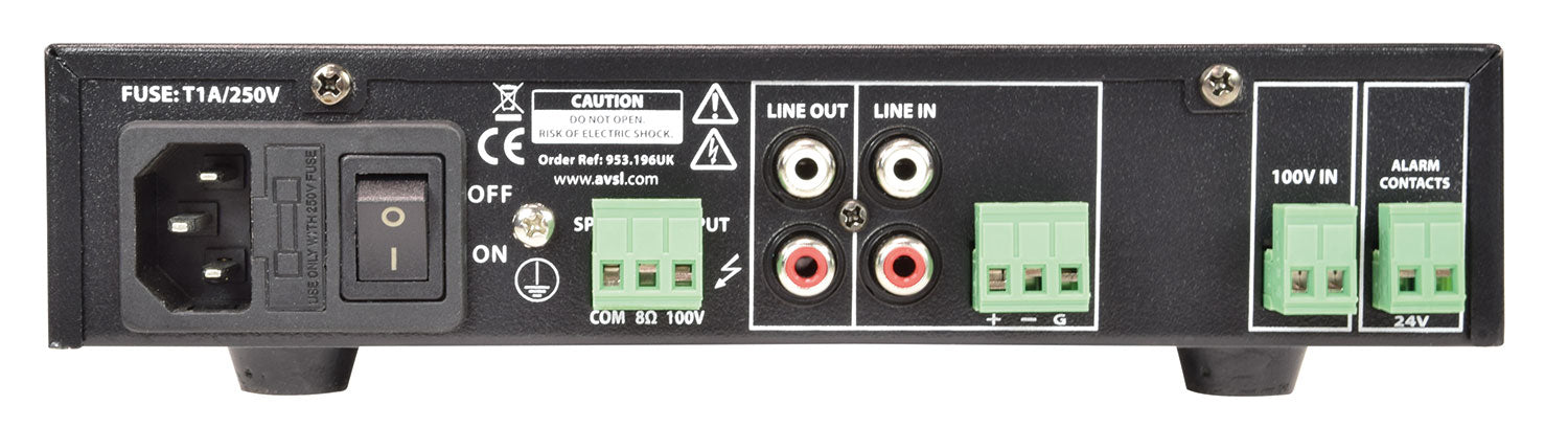 Adastra US60 Compact 100V Slave Amp - view 3