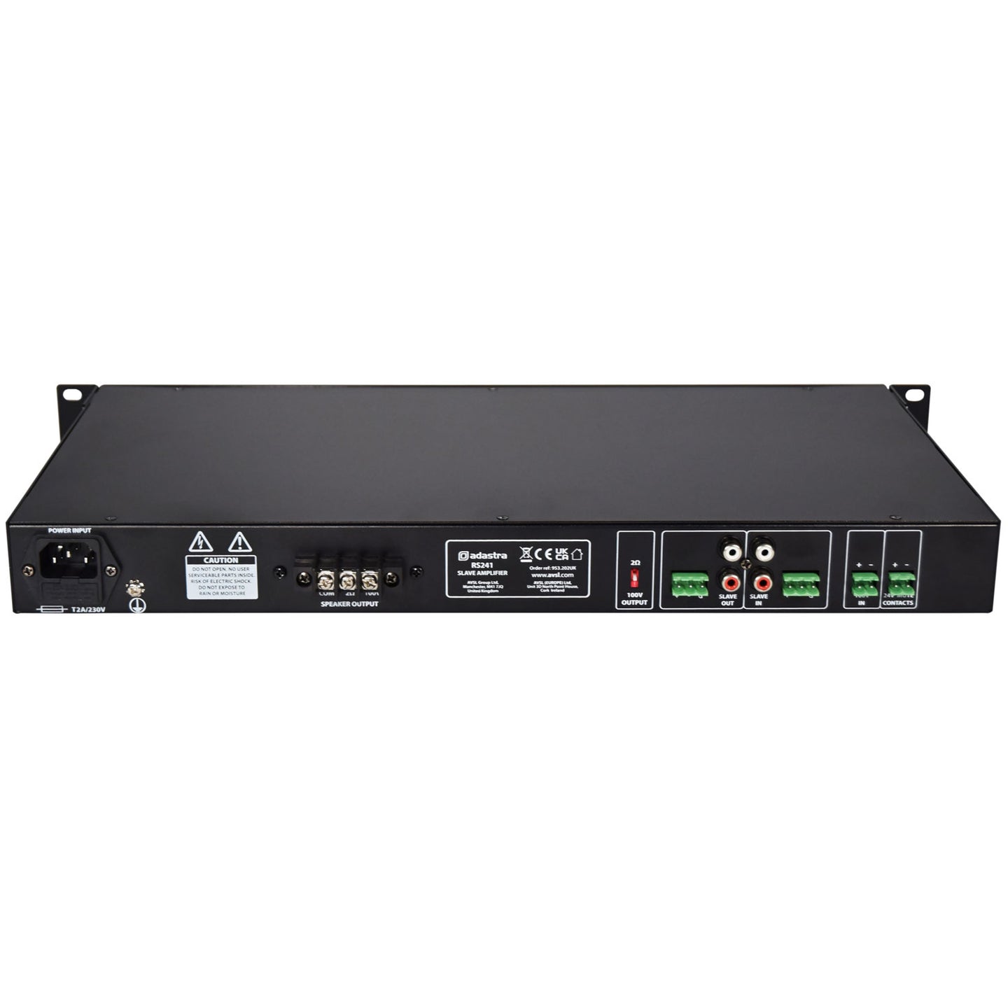 Adastra RS241 Slave Amplifier 100V - view 2