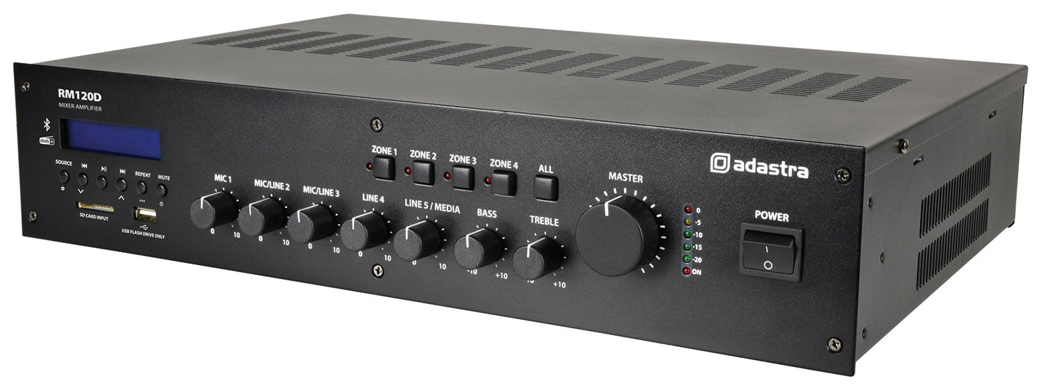 Adastra RM120D Mixer-amp 100V BT/DAB+ - view 2